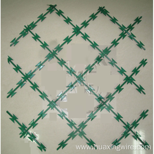 Long Lasting Rural PVC Coated Razor Fence